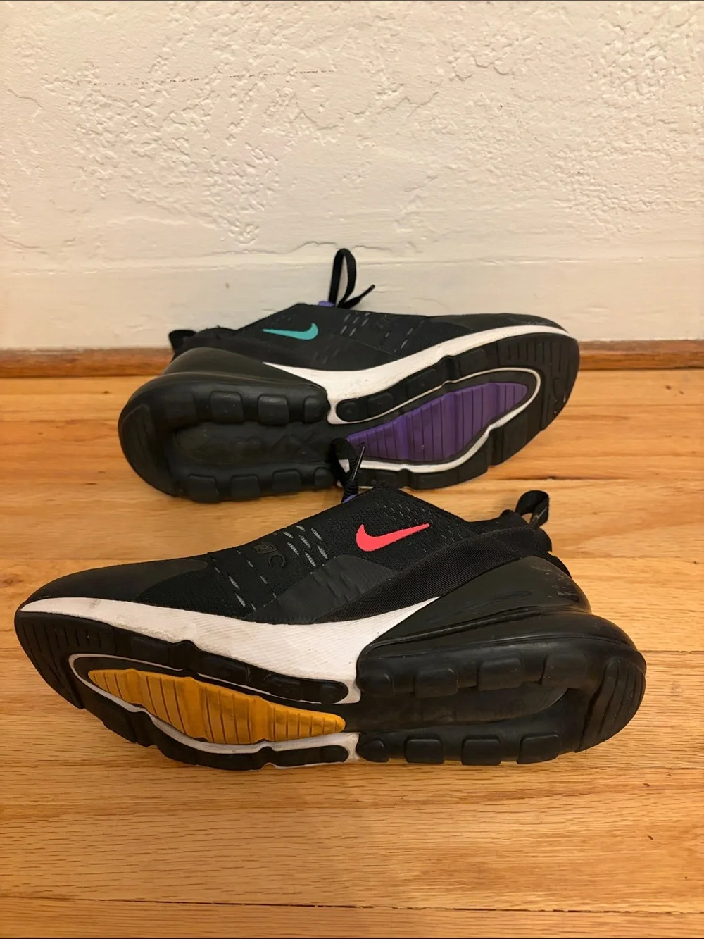 Nike Air Max 270 Youth Black with Multicolor Sneakers